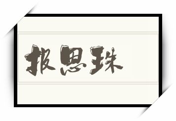 报恩珠怎么读_报恩珠是什么意思_报恩珠读音/解释