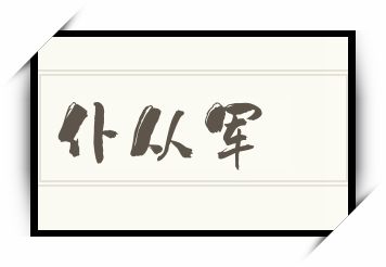 仆从军怎么读_仆从军是什么意思_仆从军读音/解释